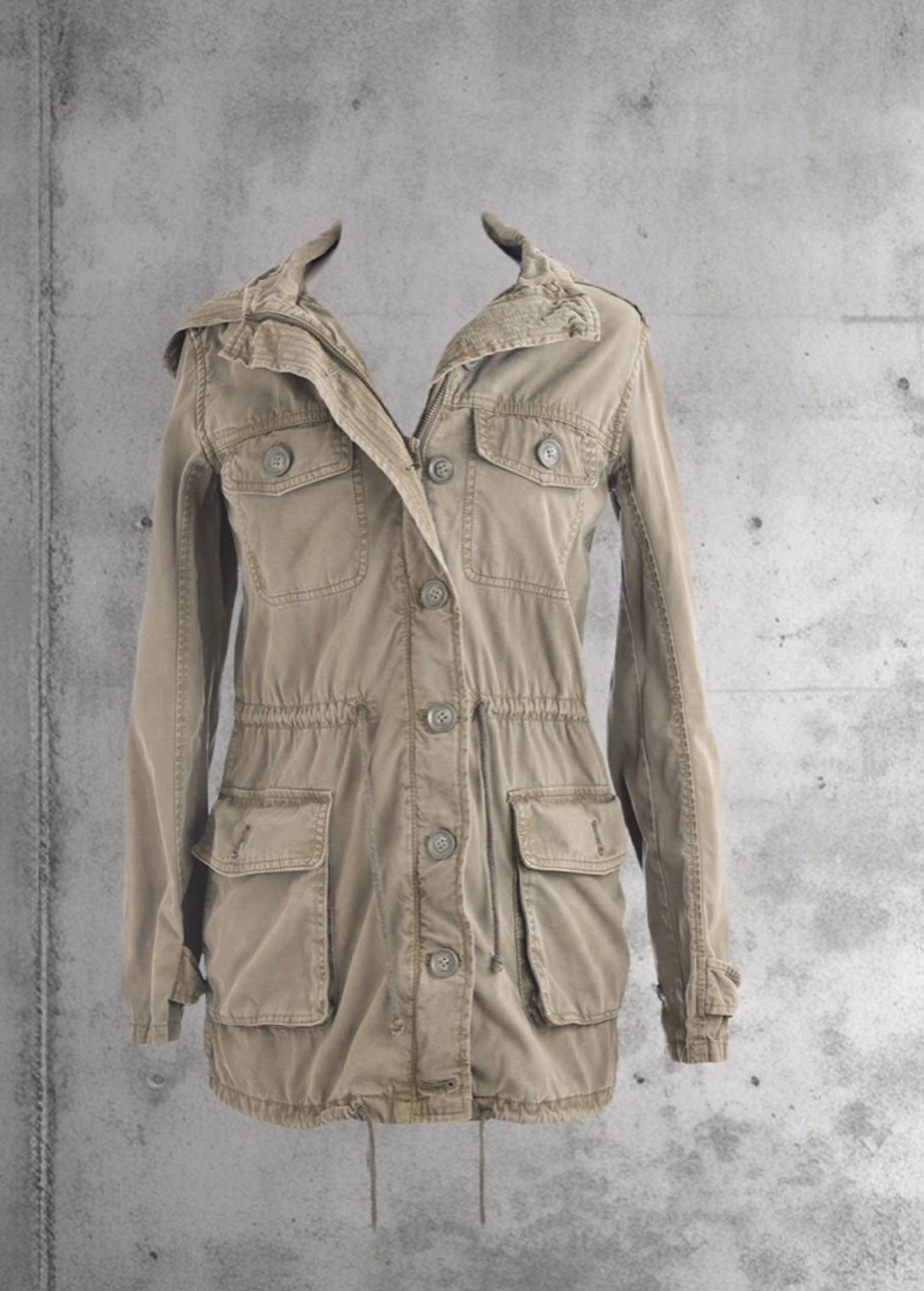 khaki cargo jkt