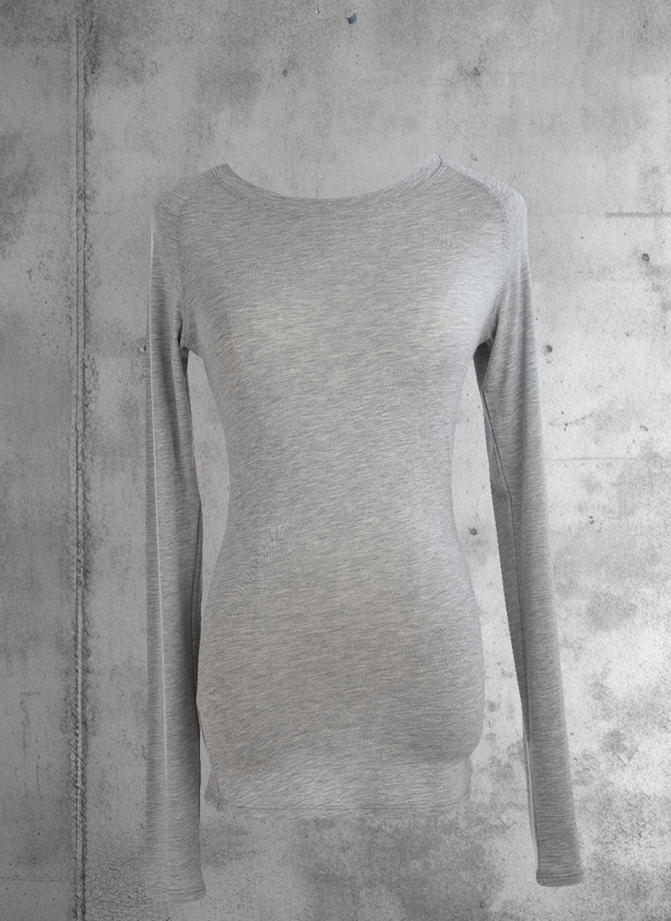 grey loungewear top made in Canada
