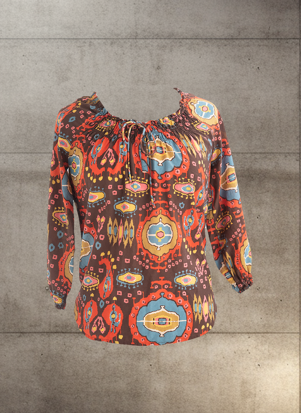 Vintage Vancouver silk blouse