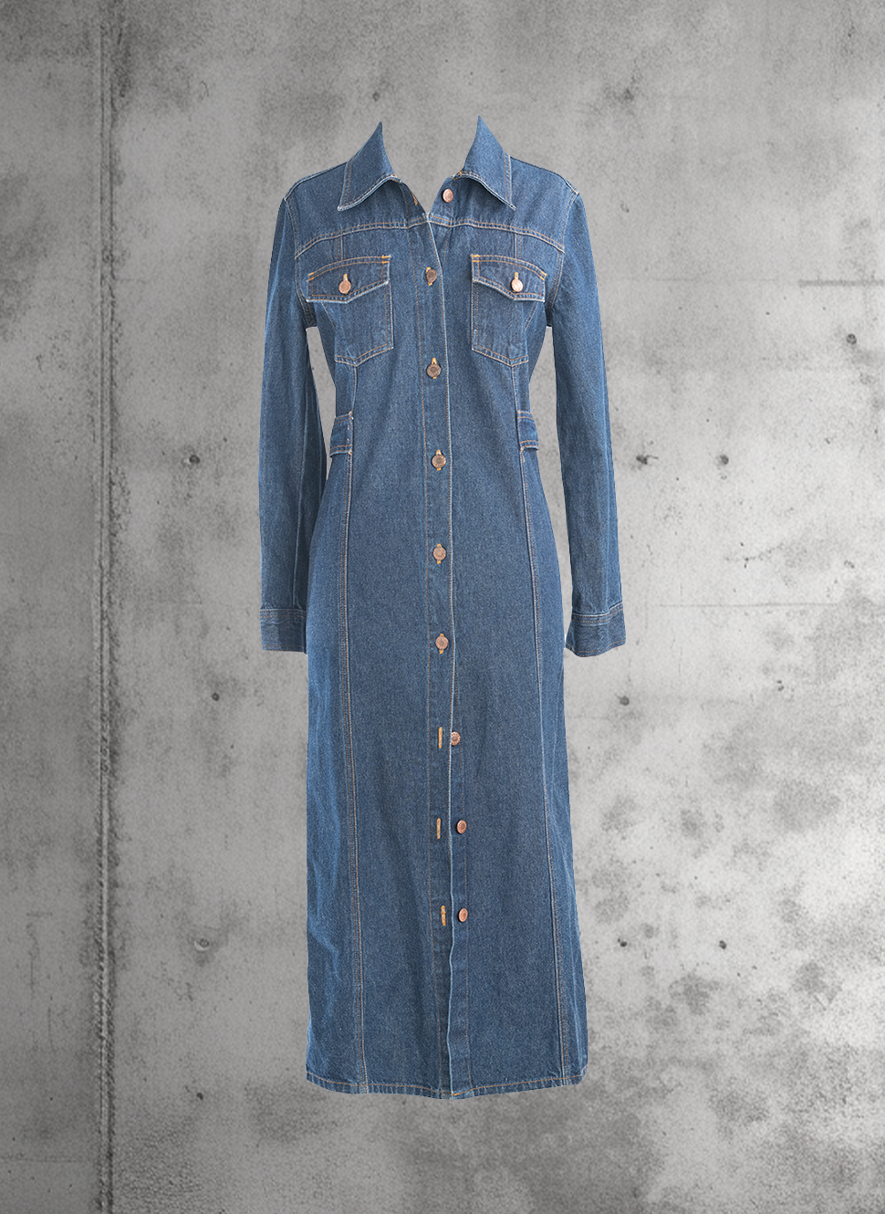 vintage Canadian tuxedo dress