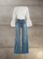 Vintage Vancouver cowboy blouse and jeans