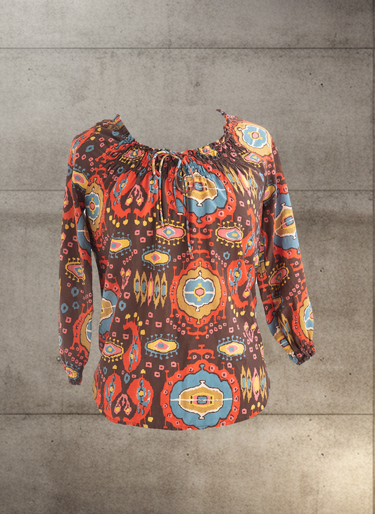 Vintage Vancouver silk blouse 