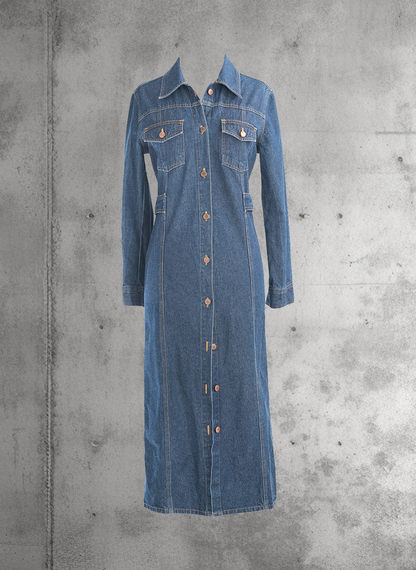 vintage Canadian tuxedo dress 